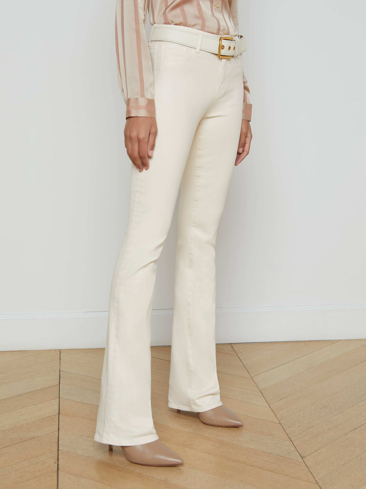 Selma Coated Bootcut Jean