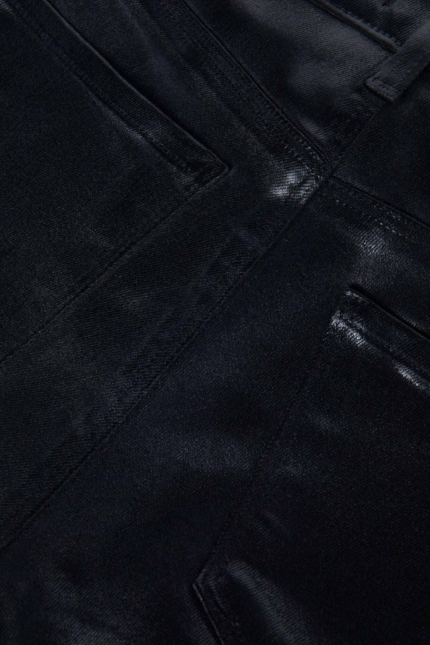 Sneeki Coated Low-Rise Jean